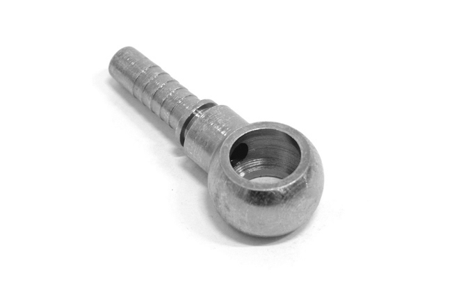 Banjo-oog 1/4" BSP, recht · slang DN 6 (1/4")