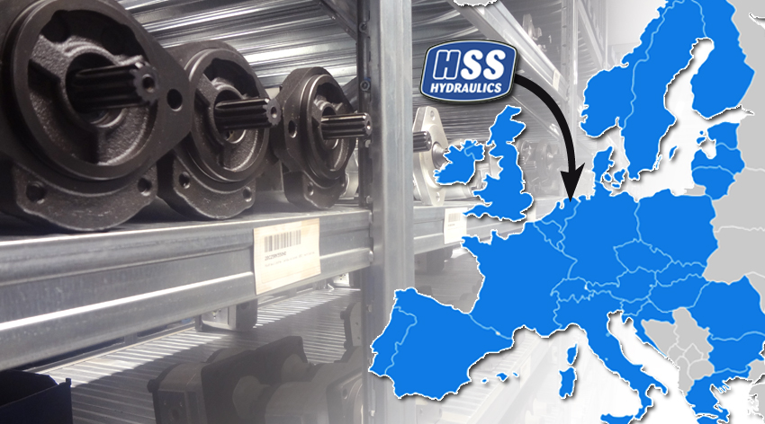 Tandwielpompen op voorraad in het magazijn van HSS Hydraulics